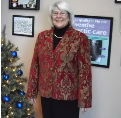 Judy Hanson smiling in the Discover Chiropractic office